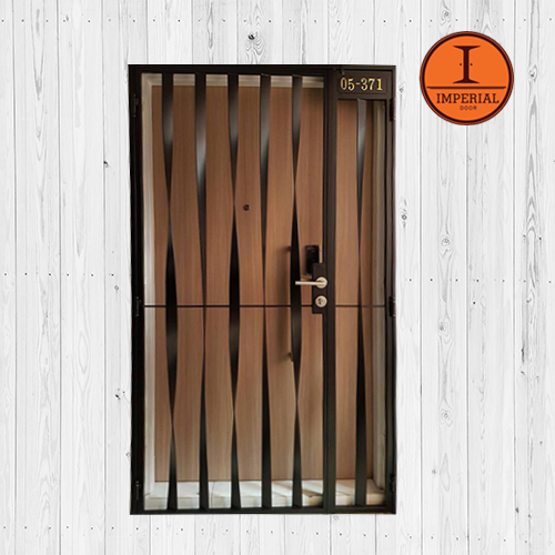 Dark Brown Steel Gate